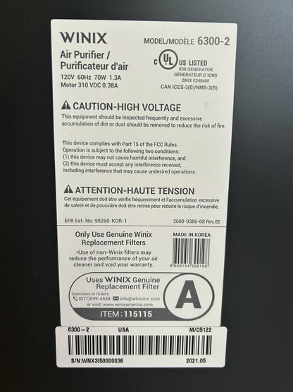Winix 5500-2 Air Purifier